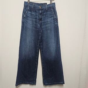 AG Adriano Goldschmied Blue Flare & Wide Leg Jeans